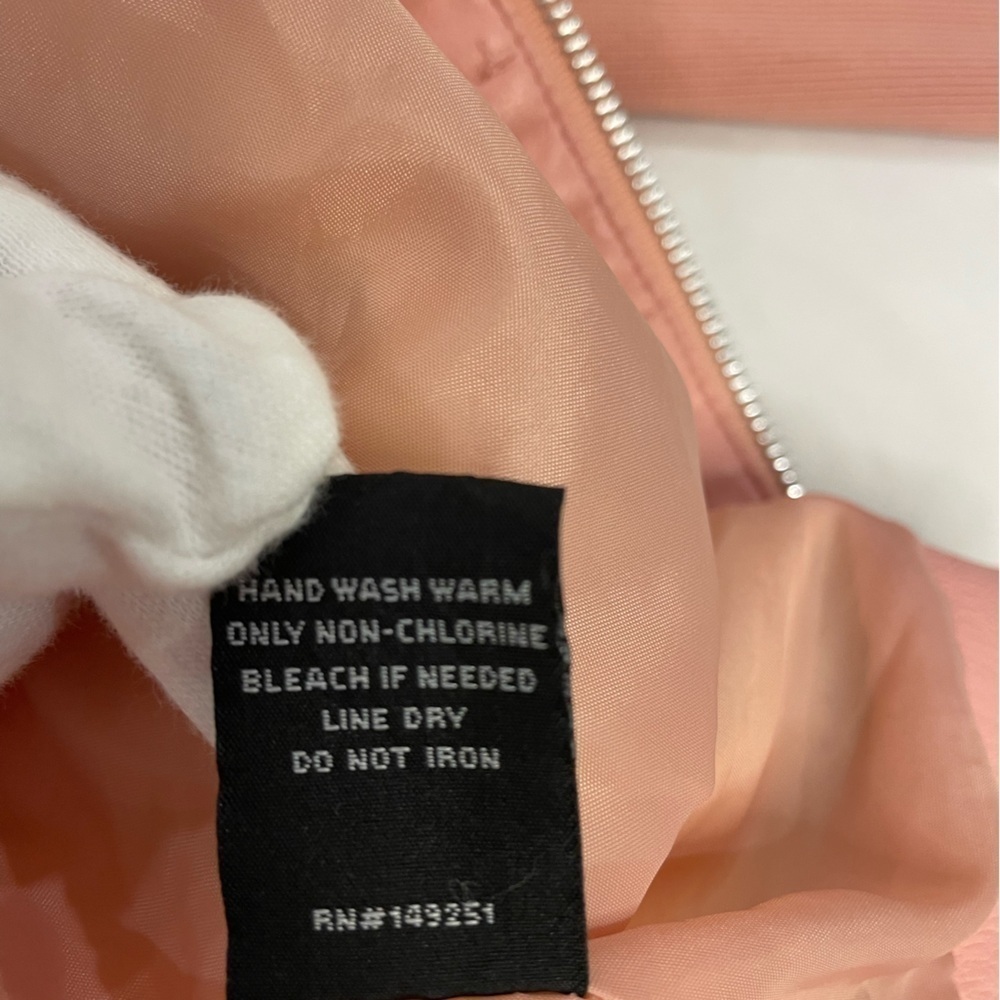 Baccini Faux Leather Pink Jacket - Picture 11 of 11